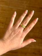 Anillo Roma Turquesa