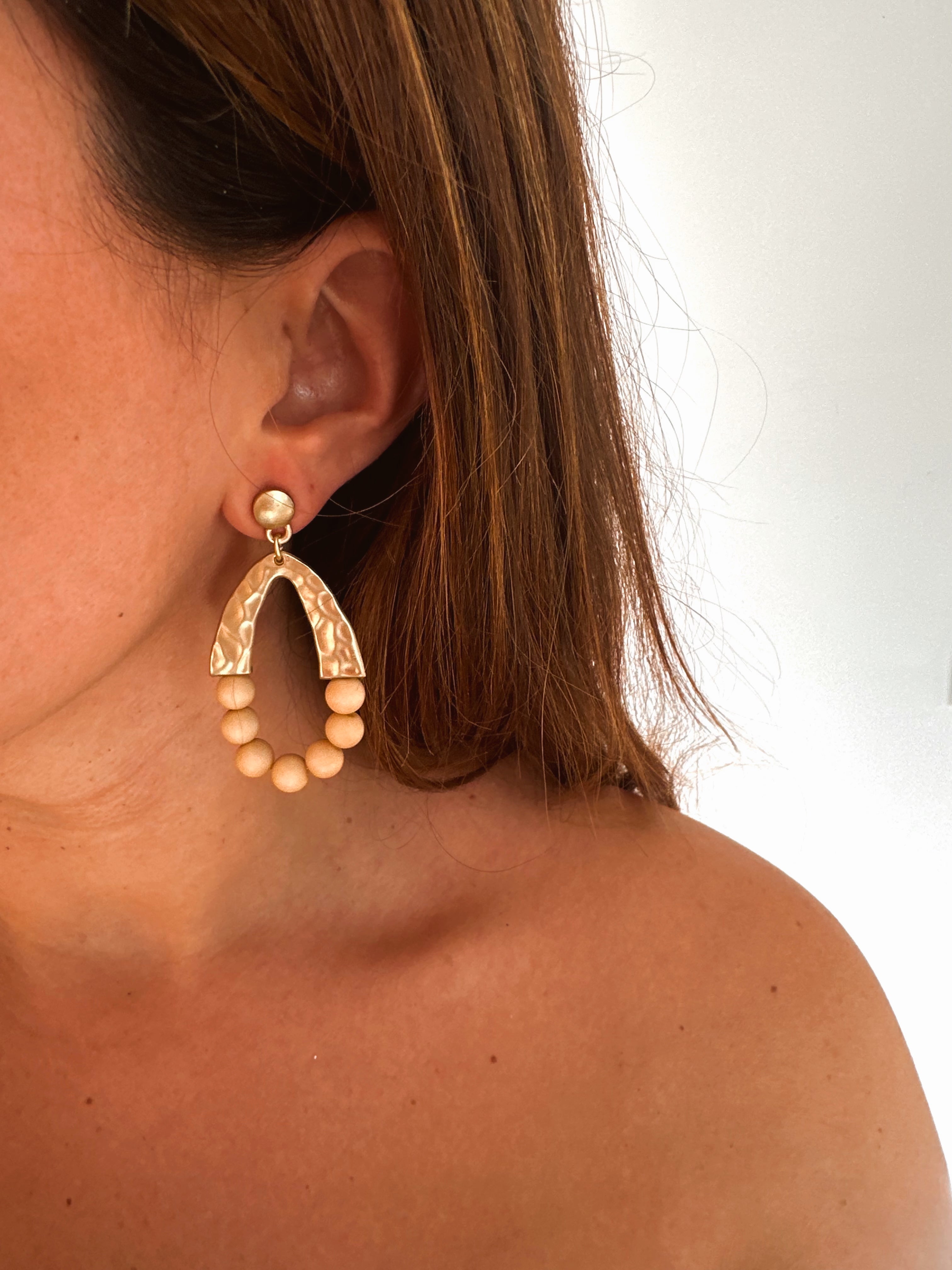 Pendientes Casilda Camel