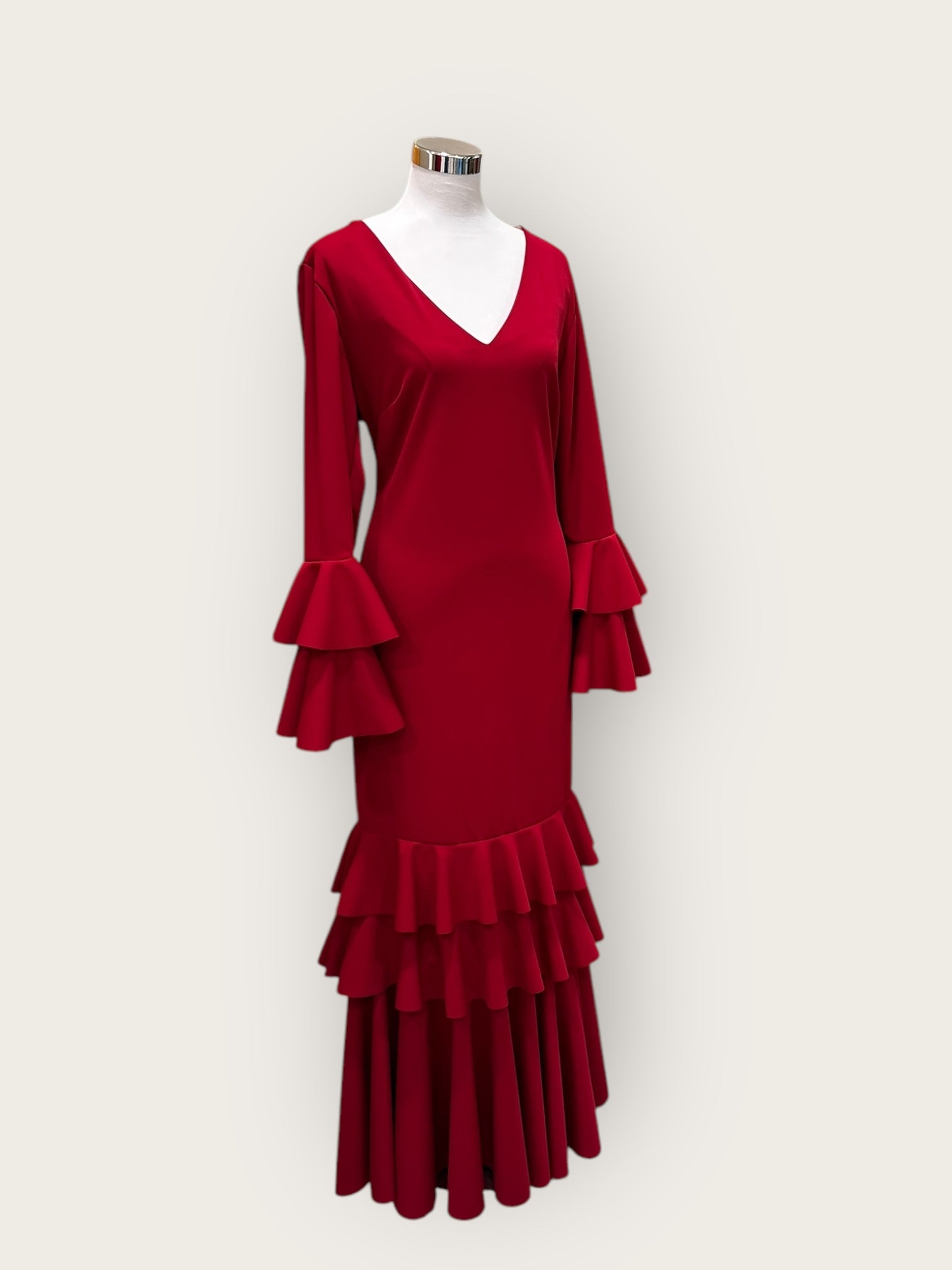 Vestido Sevilla Burdeos