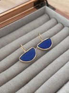 Pendientes Afrodita big azul