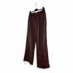 Pantalón polipiel bajo ajustable