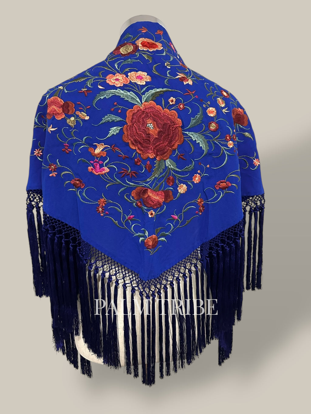 Mantoncillo Jaleo Azul Eléctrico con rosado