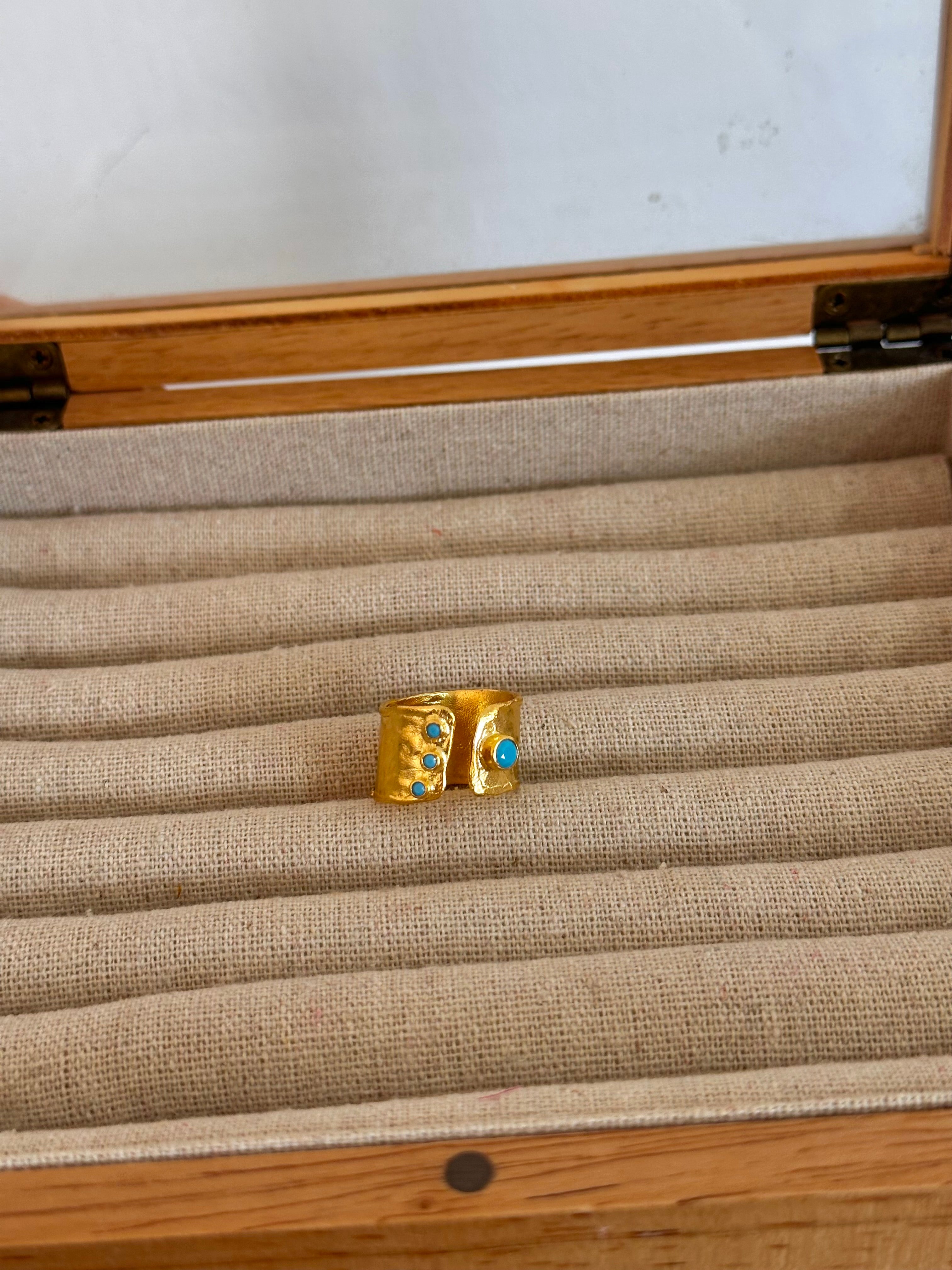 Anillo Martini Celeste