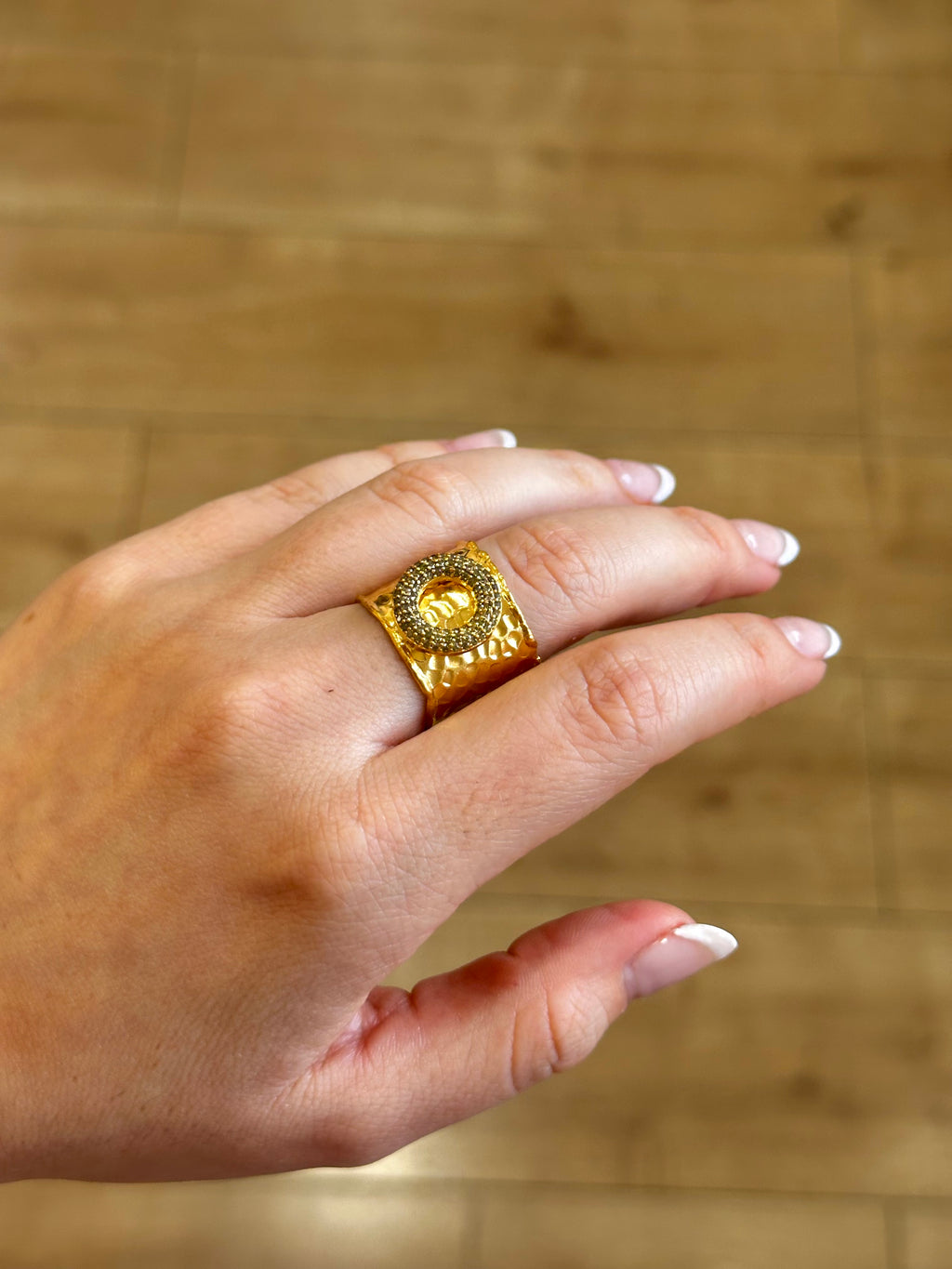 Anillo Maestranza verde oliva