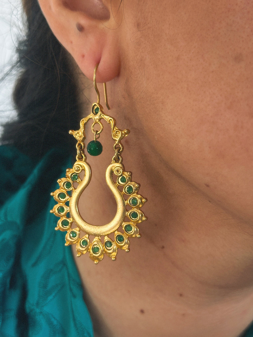 Pendientes Córdoba Verde