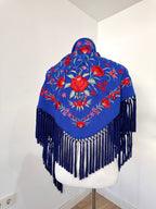 Mantoncillo Clavelines Azul Eléctrico