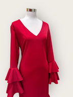 Vestido Sevilla Burdeos