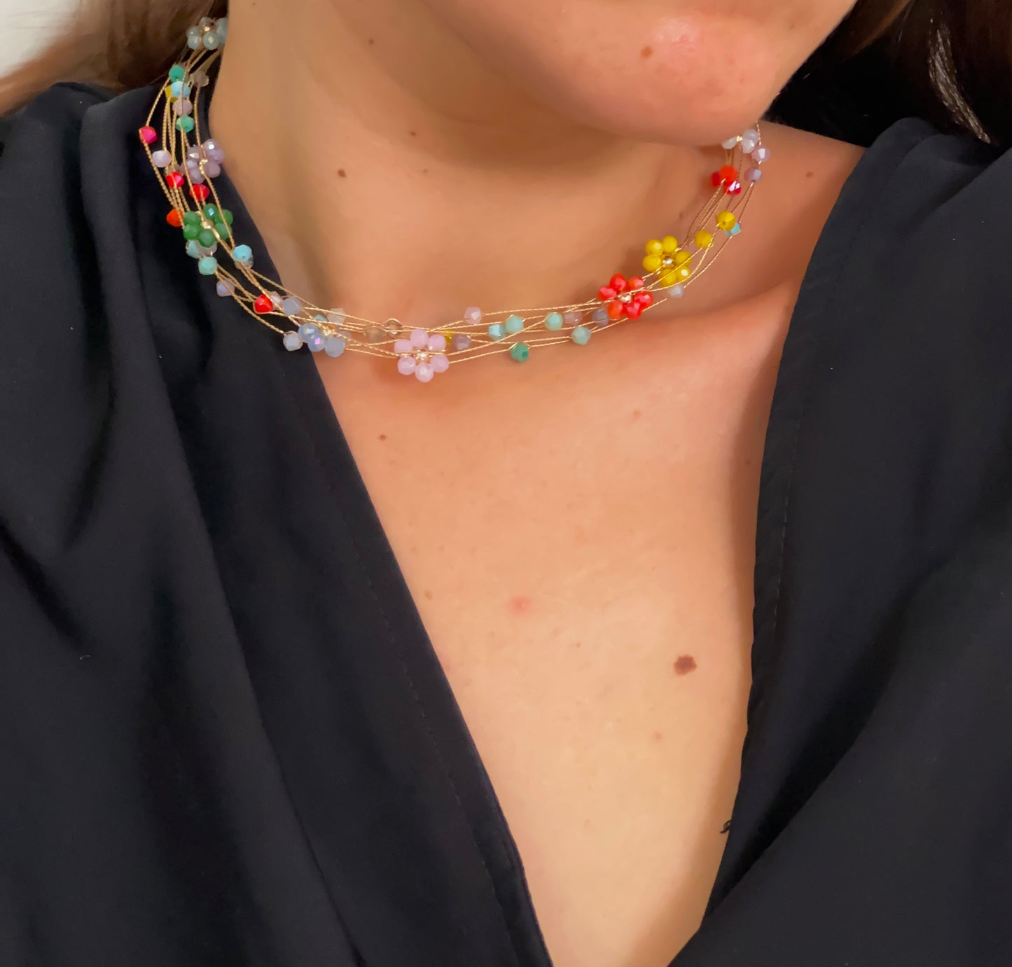 Collar Margaritas Multicolor