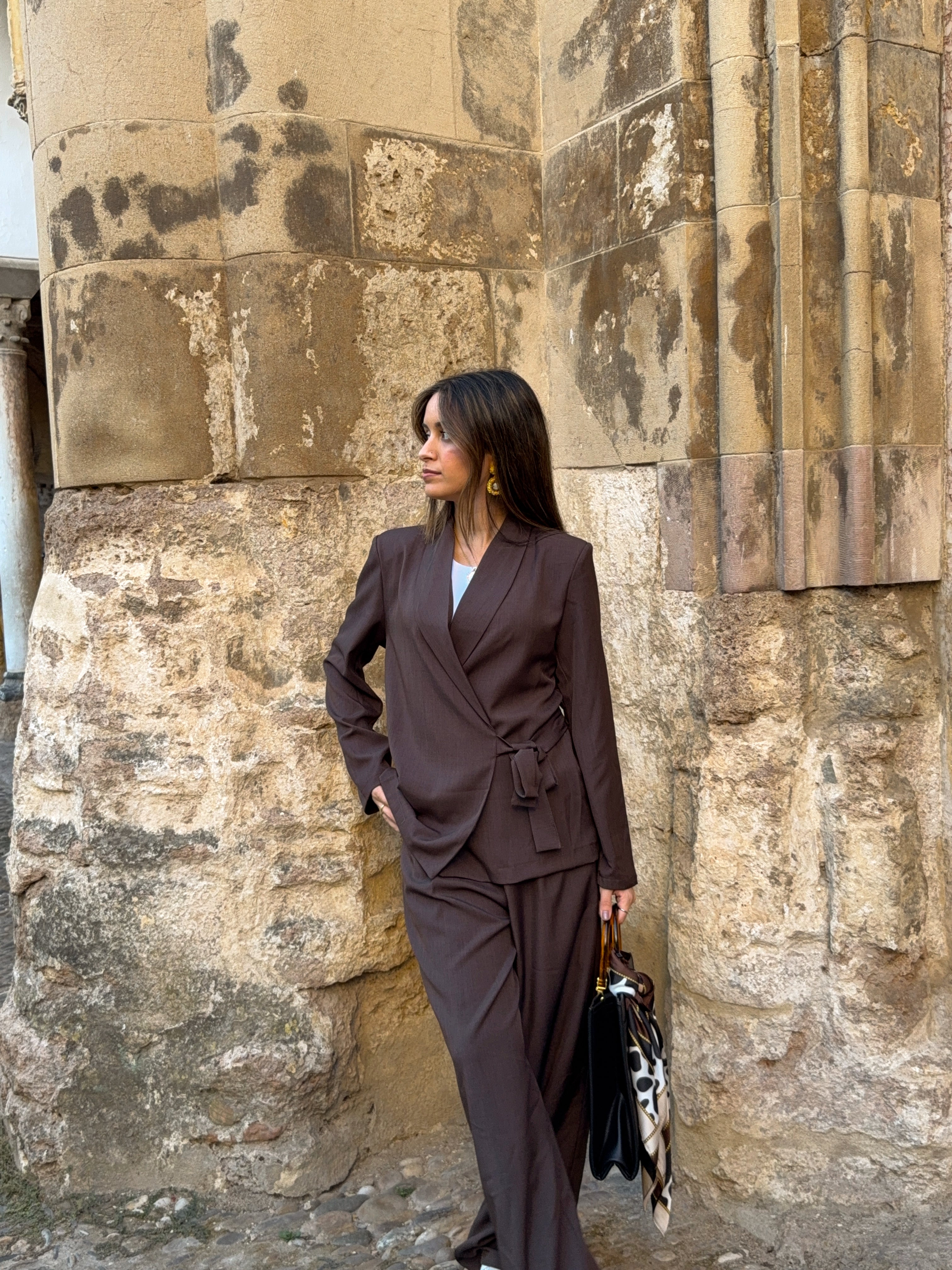 Conjunto Zen marrón