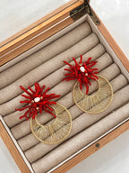 Pendientes Marbella Rojo