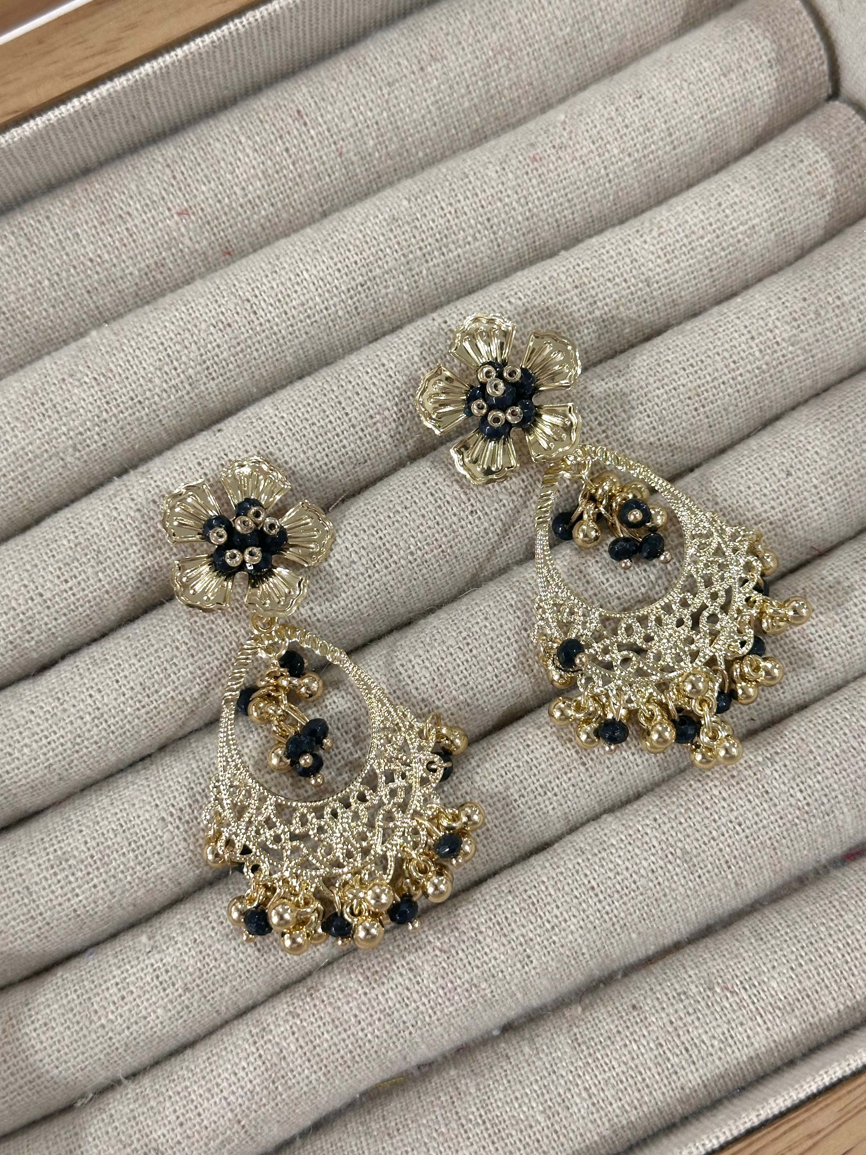 Pendientes Claudia Negro