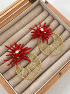 Pendientes Marbella Rojo