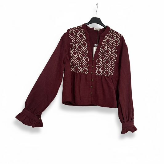 Blusa Romeo Burdeos