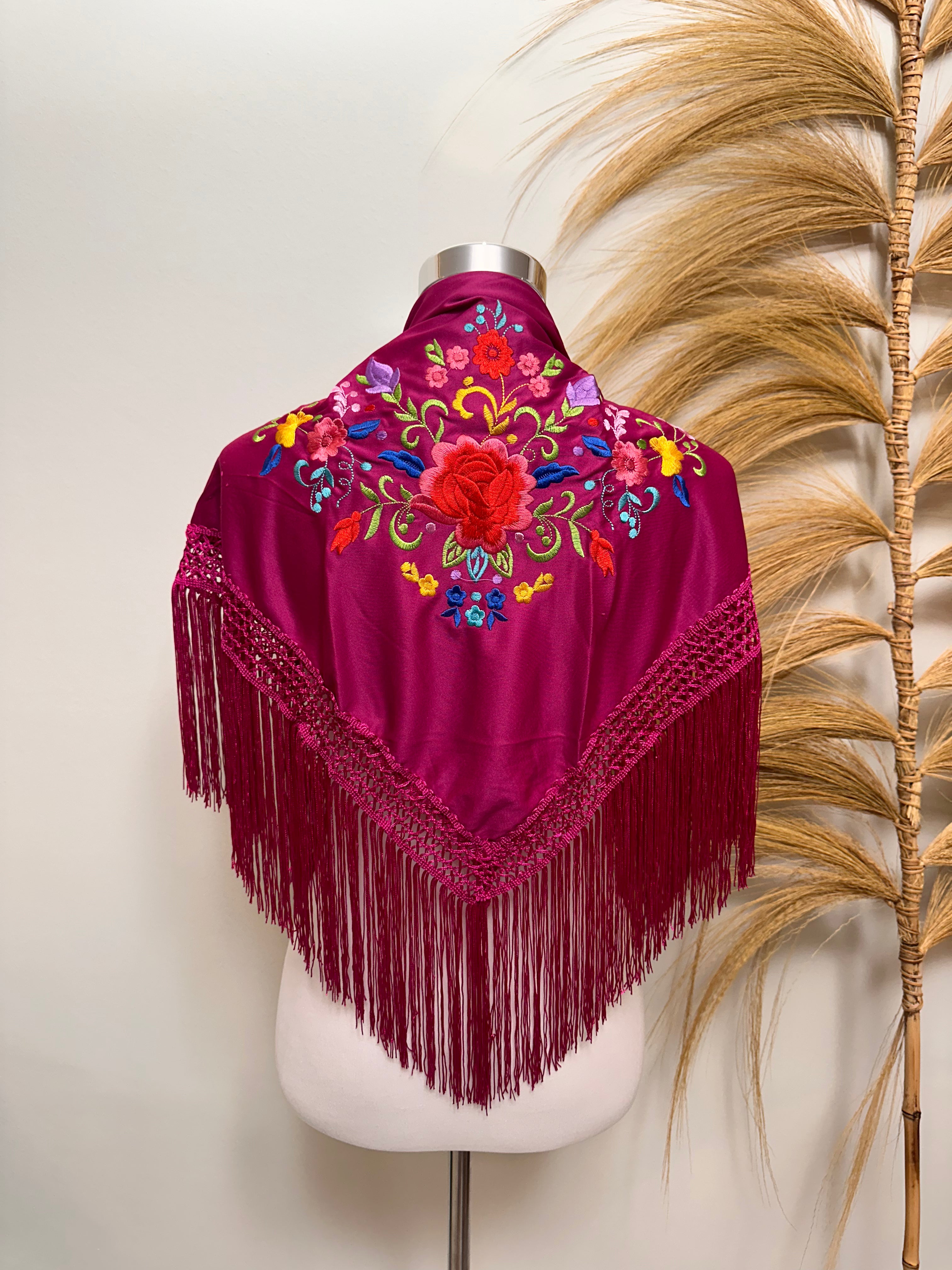 Pico niña buganvilla bordado multicolor