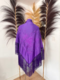 Mantoncillo XL morado