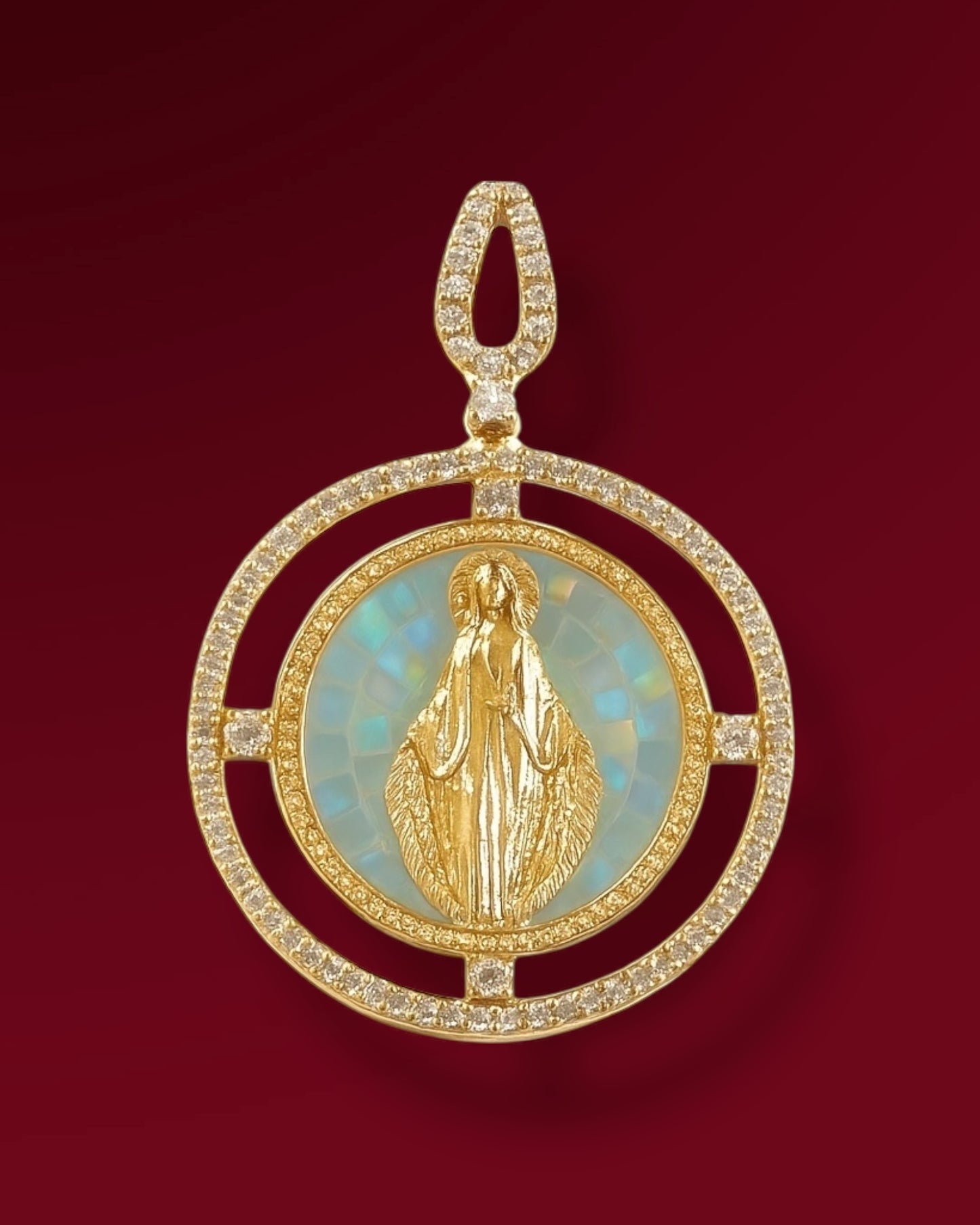 Medalla Virgen Milagrosa Celeste