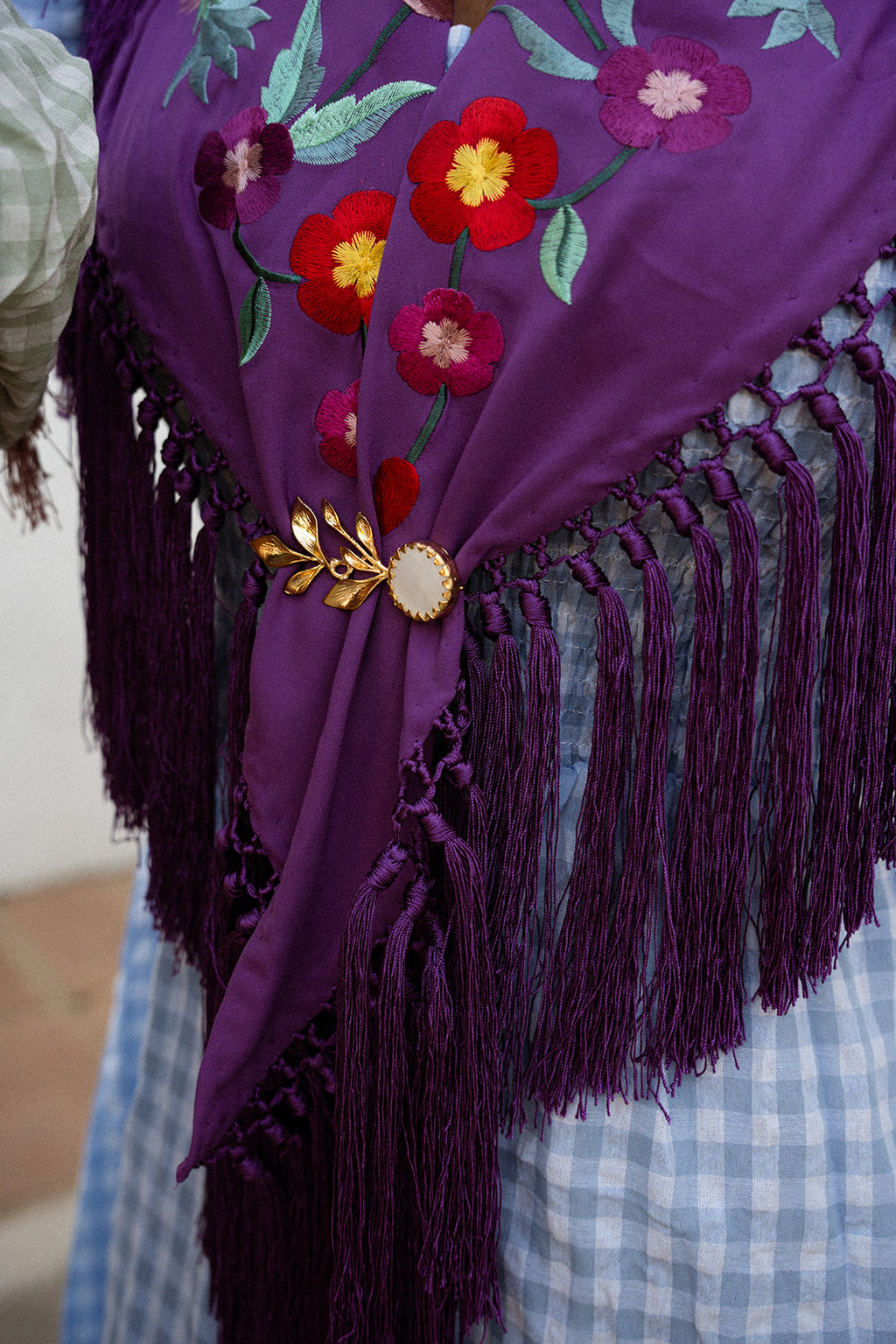 Mantoncillo Pájaro Cadete Morado