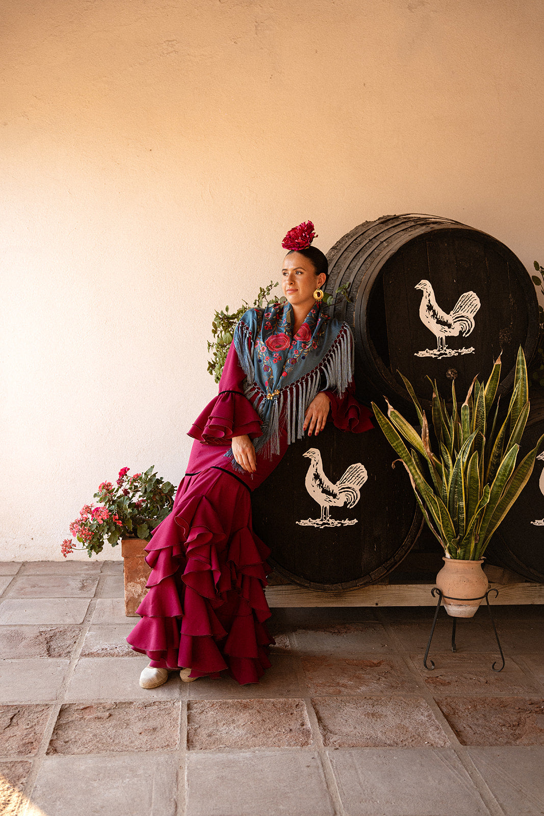 Mantoncillo Julia Azul Vaquero