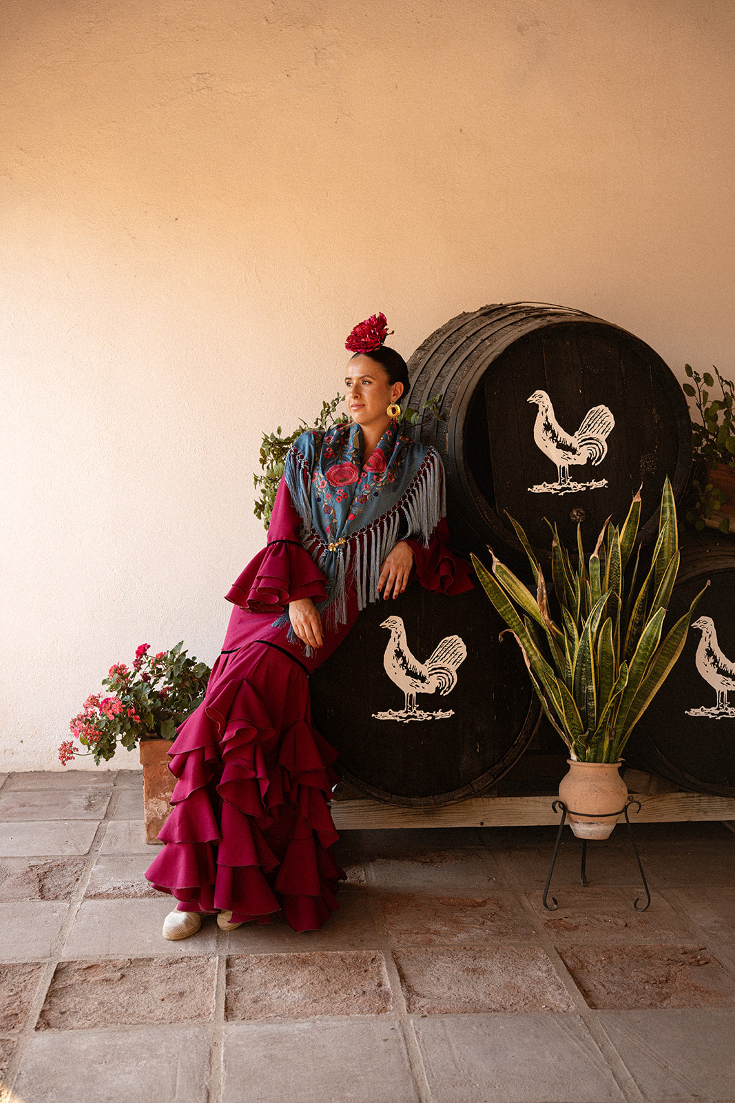 Mantoncillo Julia Azul Vaquero