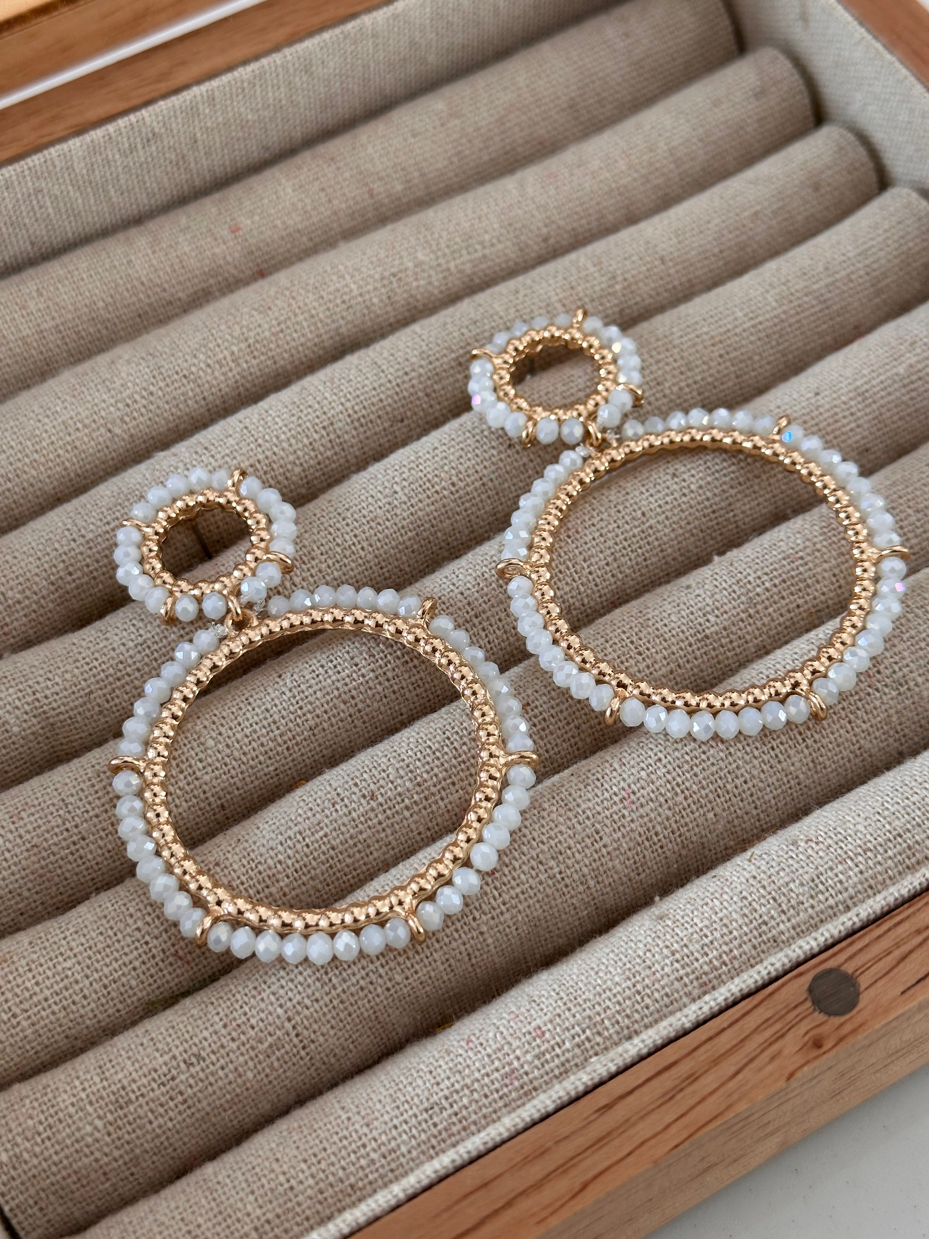 Pendientes Roma Blanco