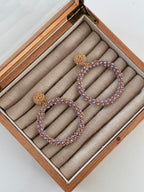 Pendientes Toril Lila