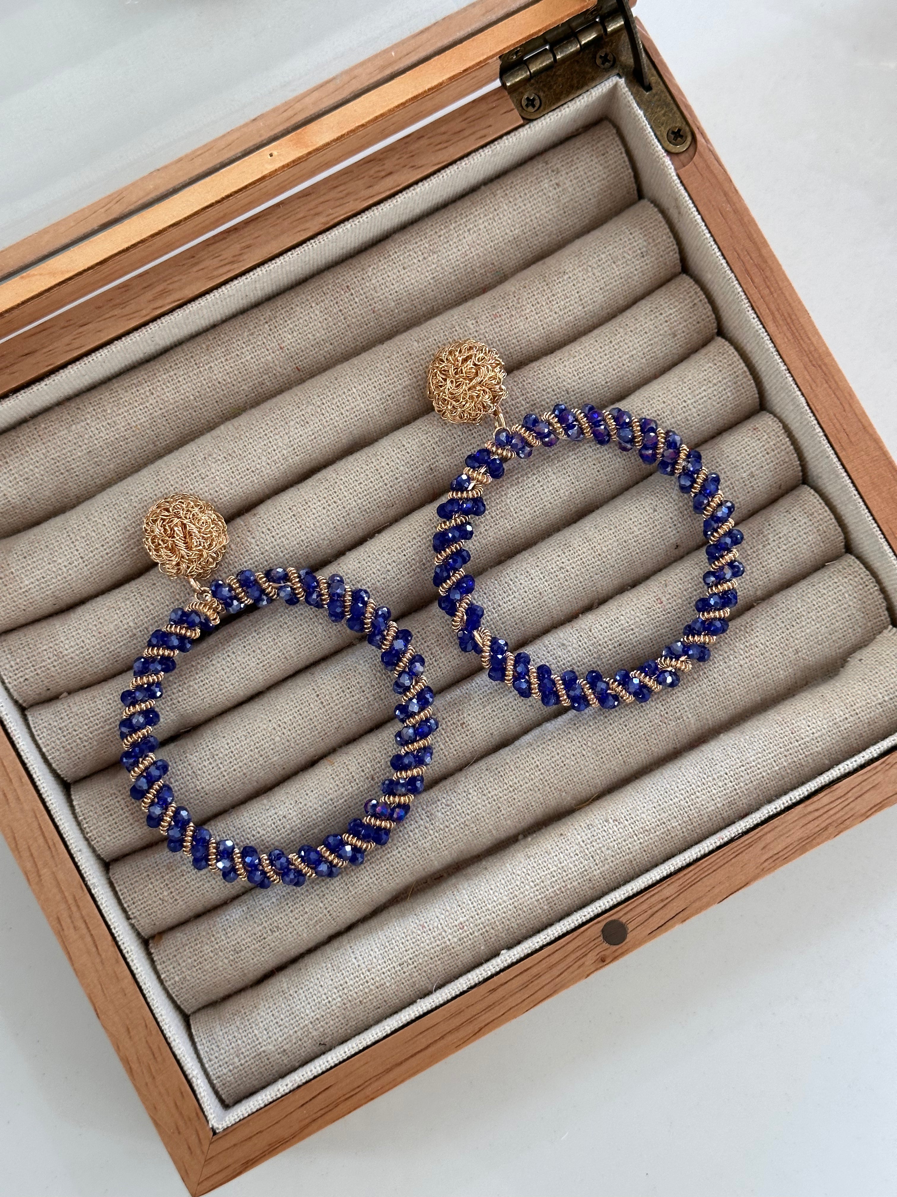 Pendientes Toril Azul Eléctrico